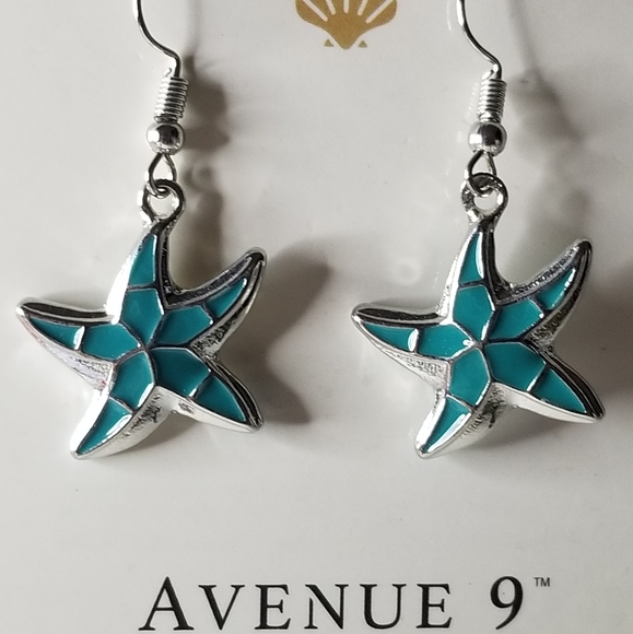 NWT Avenue 9 Sealife "Starfish" Earrings - Picture 3 of 3